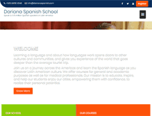 Tablet Screenshot of dss-spanishschool.com